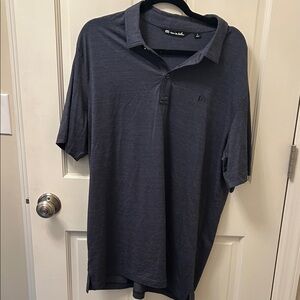 Travis Mathew Dark Gray Polo Shirt